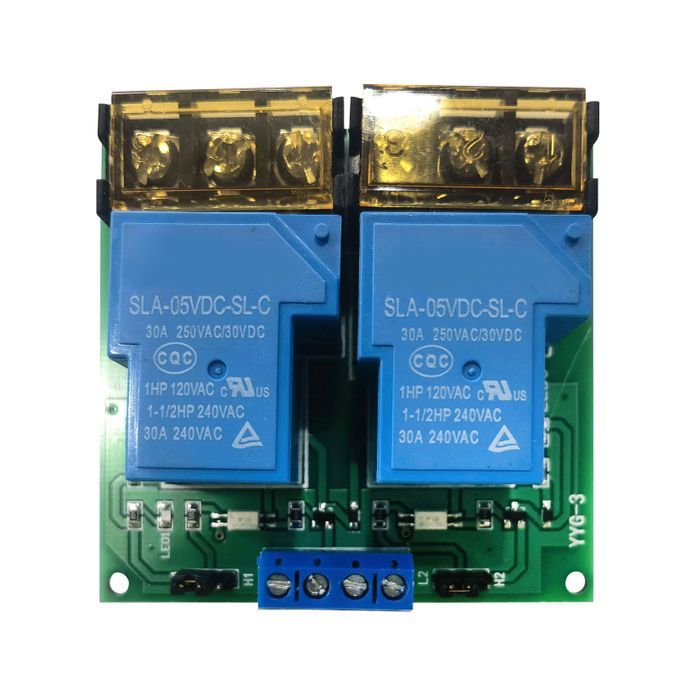 2-Channel 5V 30A Relay Board Module Optocoupler Isolation