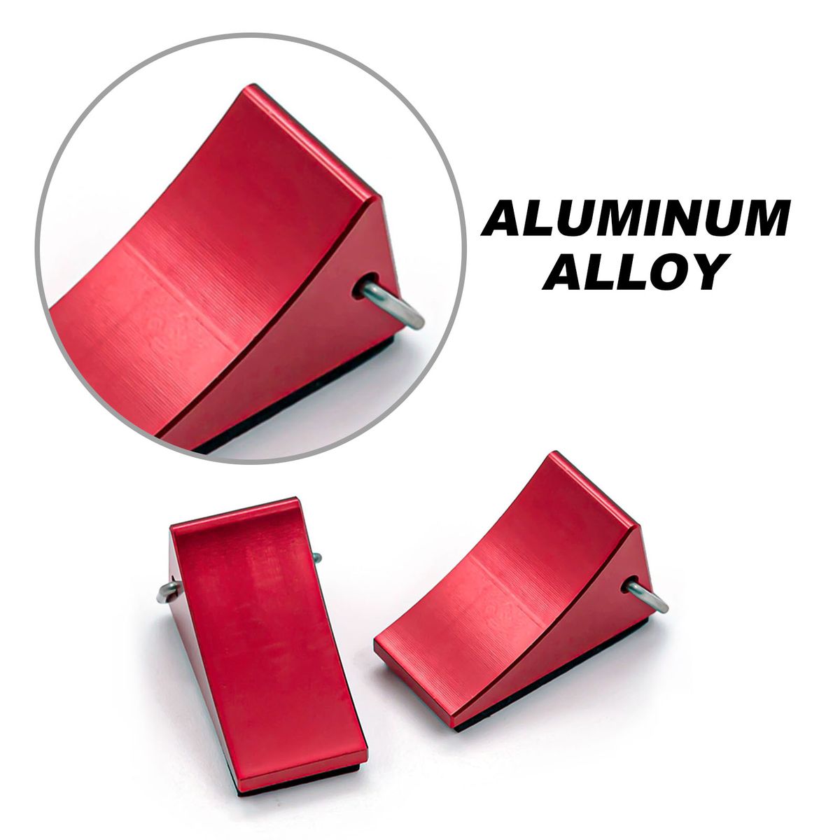 Aluminum Alloy Wheel Chock 2Pcs Rc Car Fix Block For 1/14