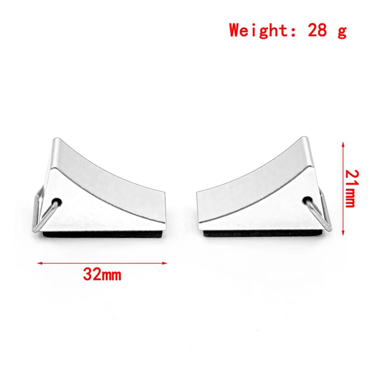 Aluminum Alloy Wheel Chock 2Pcs Rc Car Fix Block For 1/14
