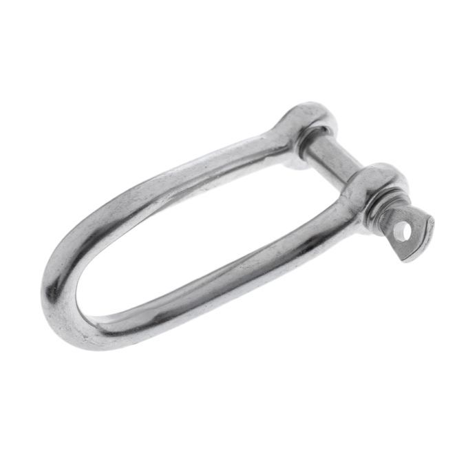 8mm Boat Twisted Shackle With Screw Pin Marine 316 Stainless Steel