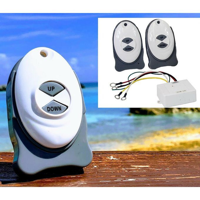 1Set Boat Anchor Remote Windlass Wireless Switch Parts For Marine Boat