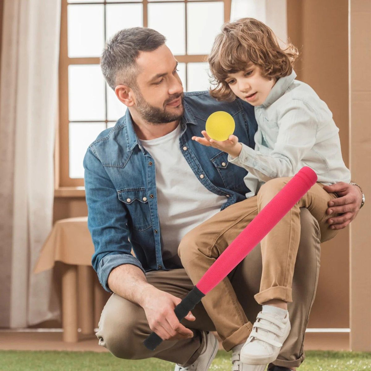 Girl Beach Toys Sponge Baseball Bat Kids Set Indoor Sports Outdoor Lightweight Toddler