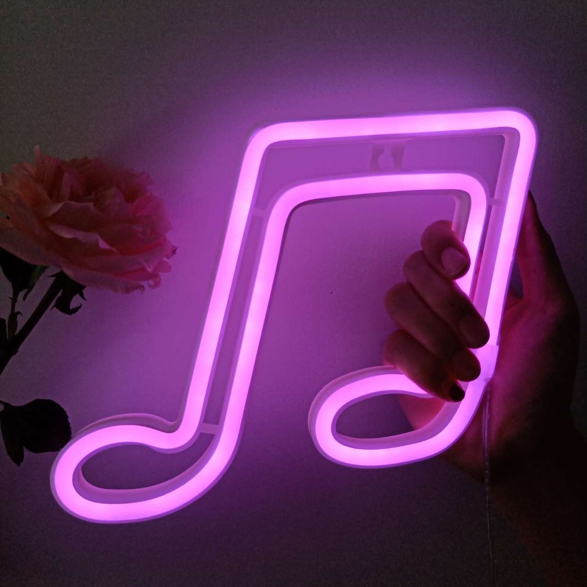 Music Symbol LED Neon Light Sign Wall Hanging Art Night