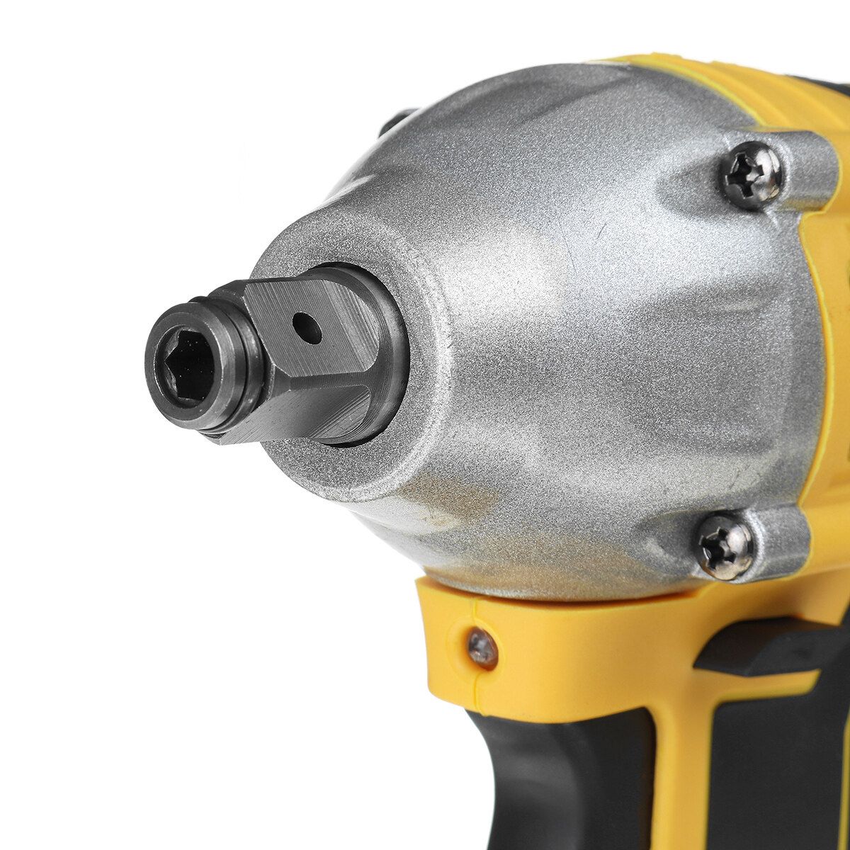 320N.m Yellow Cordless Brushless Impact Wrench Drill Drive Machine For C