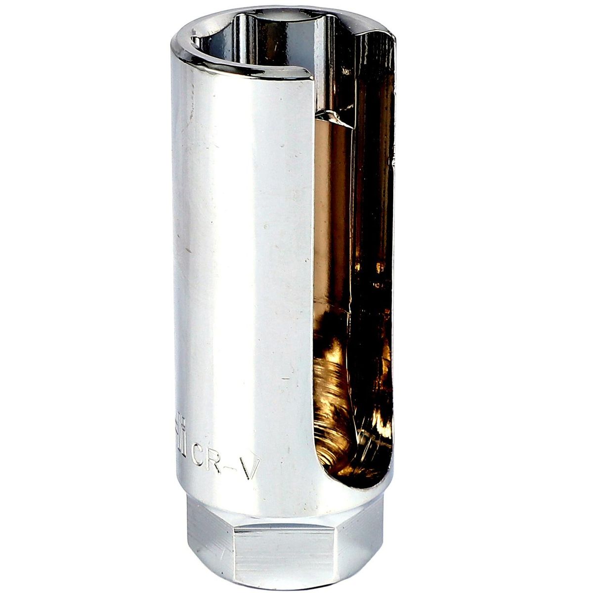 22Mm 3/8 Inch Drive Lambda Oxygen Sensor Removal Socket Wrench Tool + Hole Window Wire Car Repair Tools Silver