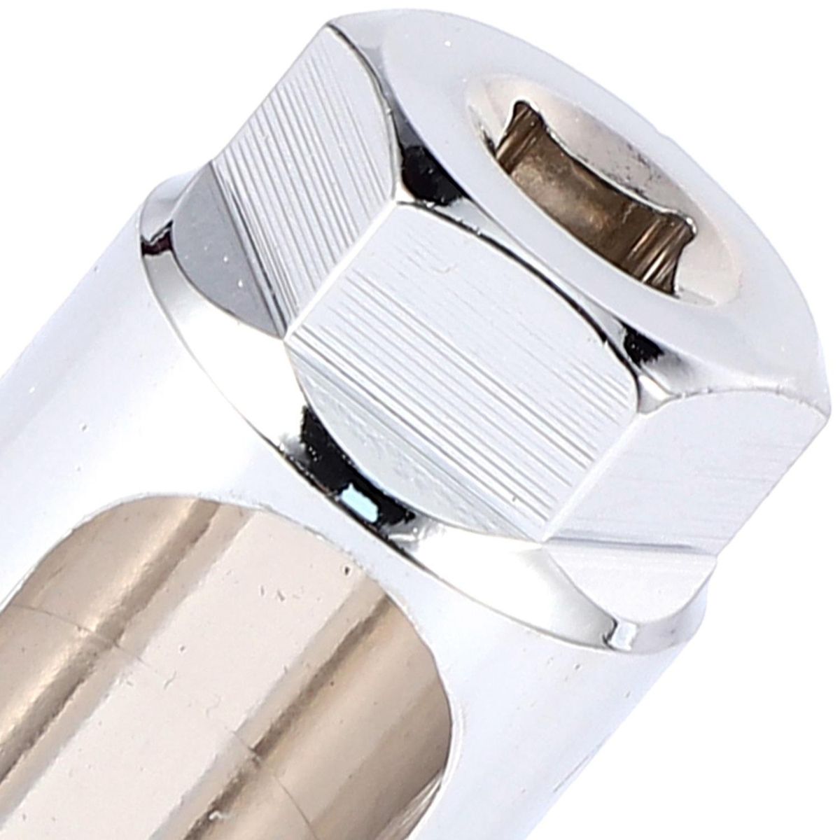 22Mm 3/8 Inch Drive Lambda Oxygen Sensor Removal Socket Wrench Tool + Hole Window Wire Car Repair Tools Silver