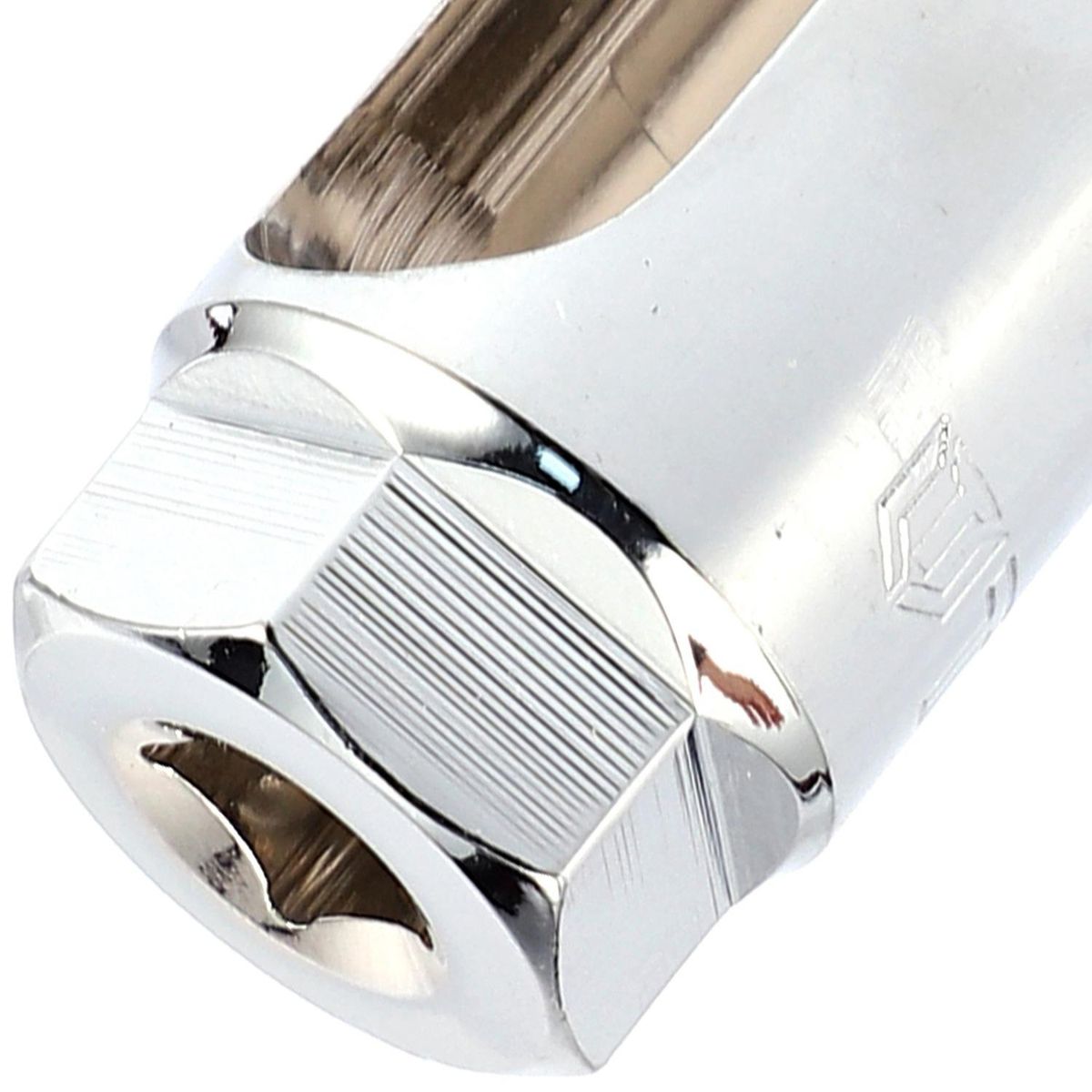 22Mm 3/8 Inch Drive Lambda Oxygen Sensor Removal Socket Wrench Tool + Hole Window Wire Car Repair Tools Silver