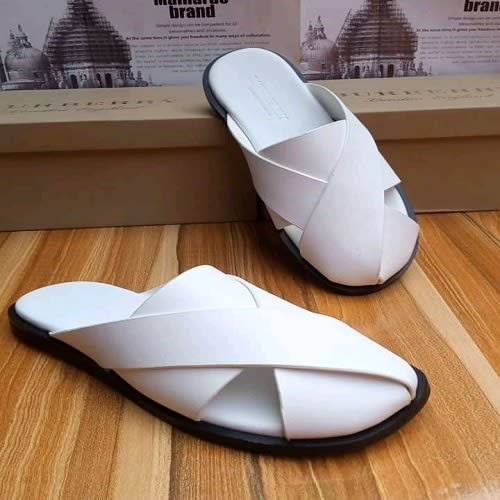 Men's Slide - White