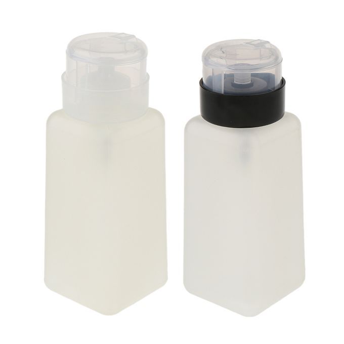 250ml Nail Art Tips Empty Dispenser Nail Remover Pump Black Pump Head