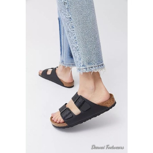 Genuine Deewai Italian Leather 2 Straps Birkenstock. Slippers