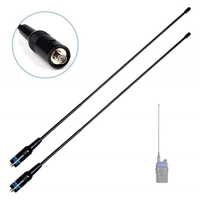 2Pieces SMAFemale Antenna Dual Band VHFUHF 144MHz430MHz Radio