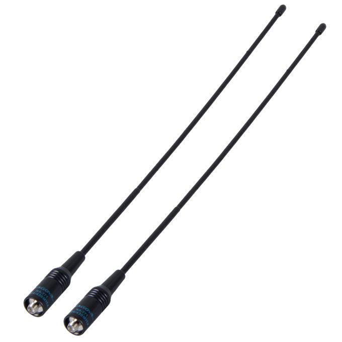 2Pieces SMAFemale Antenna Dual Band VHFUHF 144MHz430MHz Radio