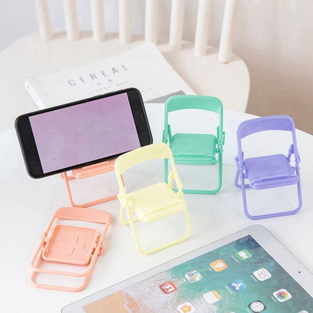 Steve Cute Little Chair Mobile Phone Holder Desk Foldable