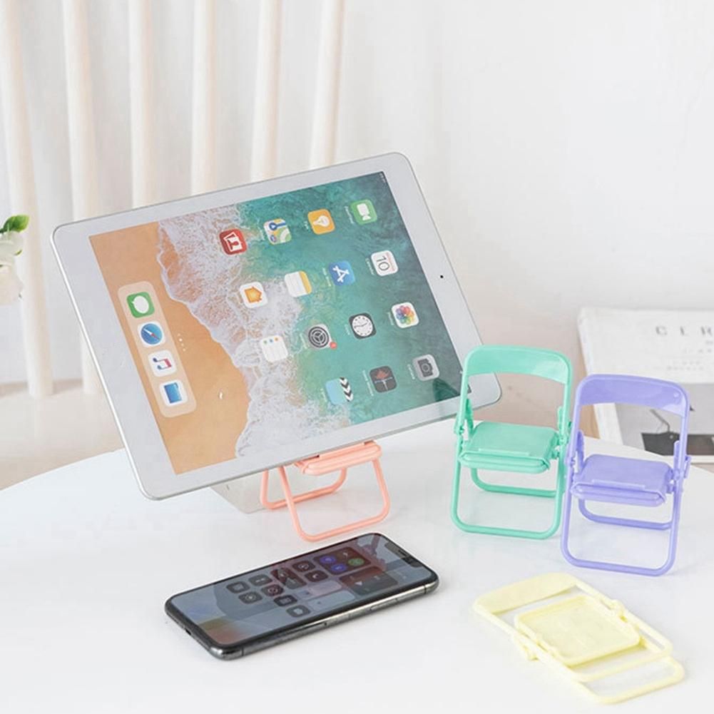 Steve Cute Little Chair Mobile Phone Holder Desk Foldable