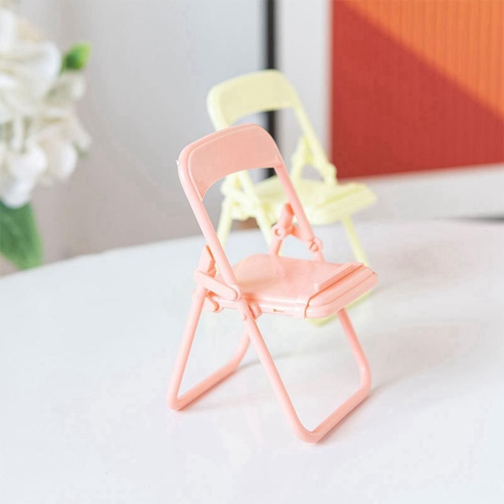 Steve Cute Little Chair Mobile Phone Holder Desk Foldable