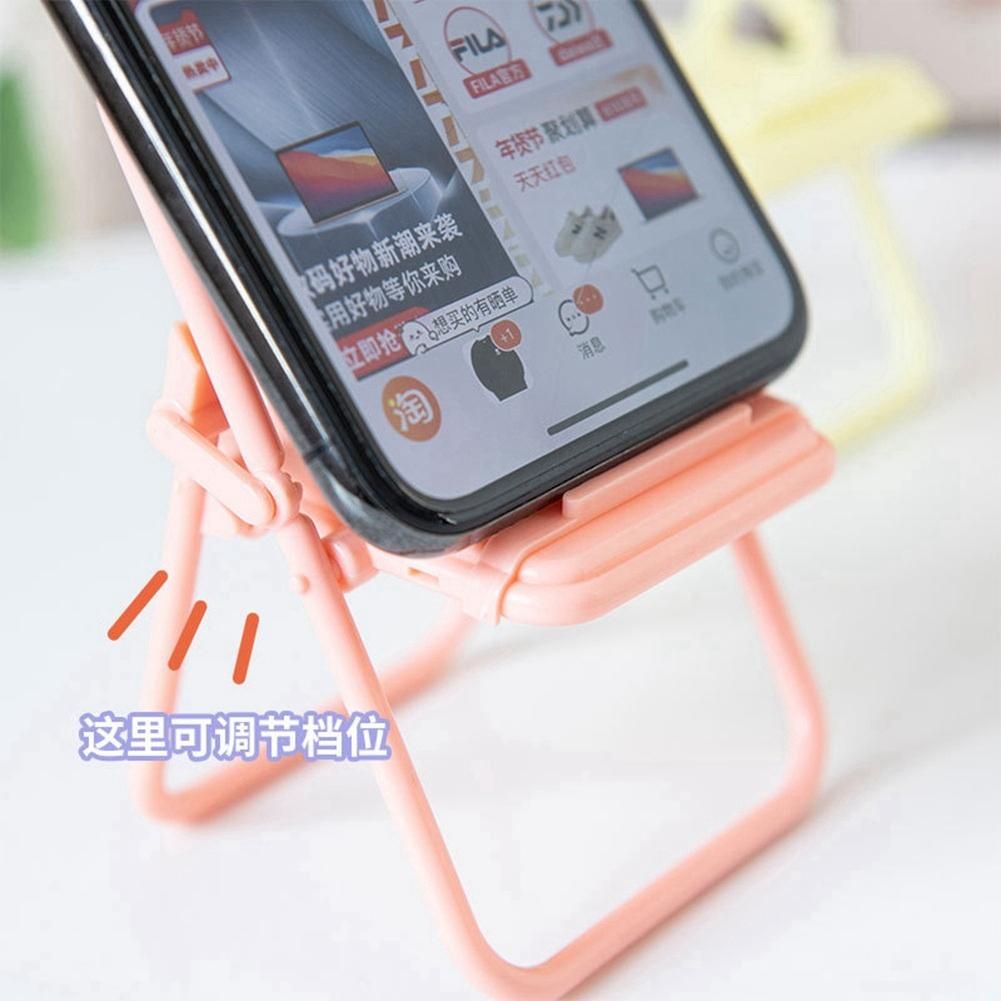 Steve Cute Little Chair Mobile Phone Holder Desk Foldable
