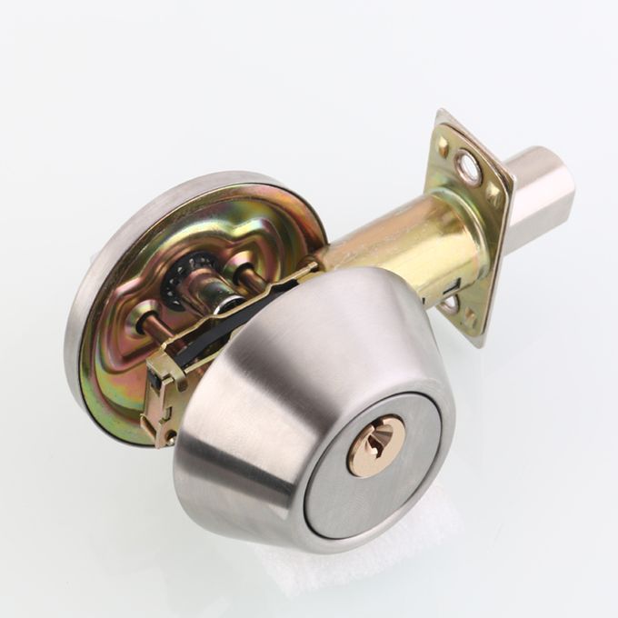 Door Knob Lockset With 3 Keys Privacy Handle Bedroom