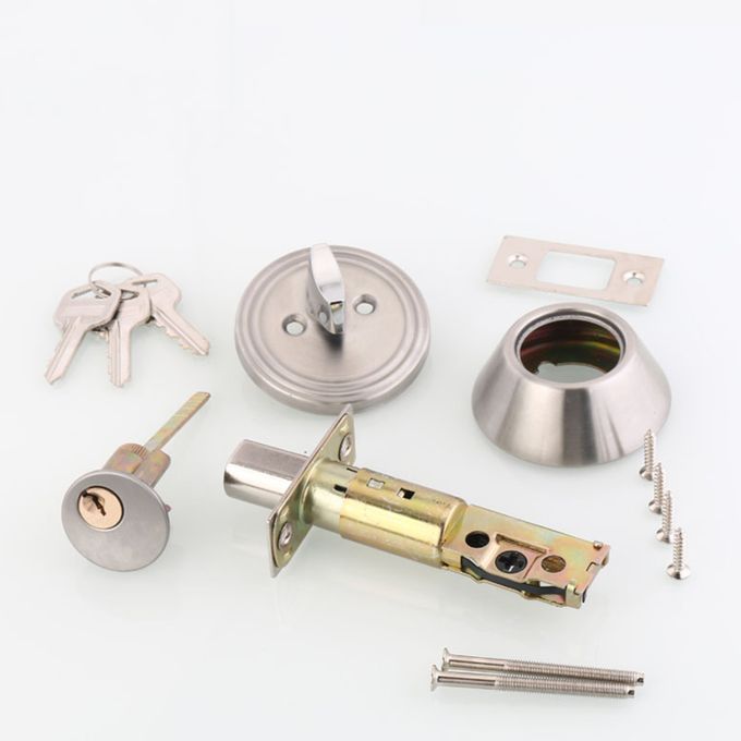 Door Knob Lockset With 3 Keys Privacy Handle Bedroom