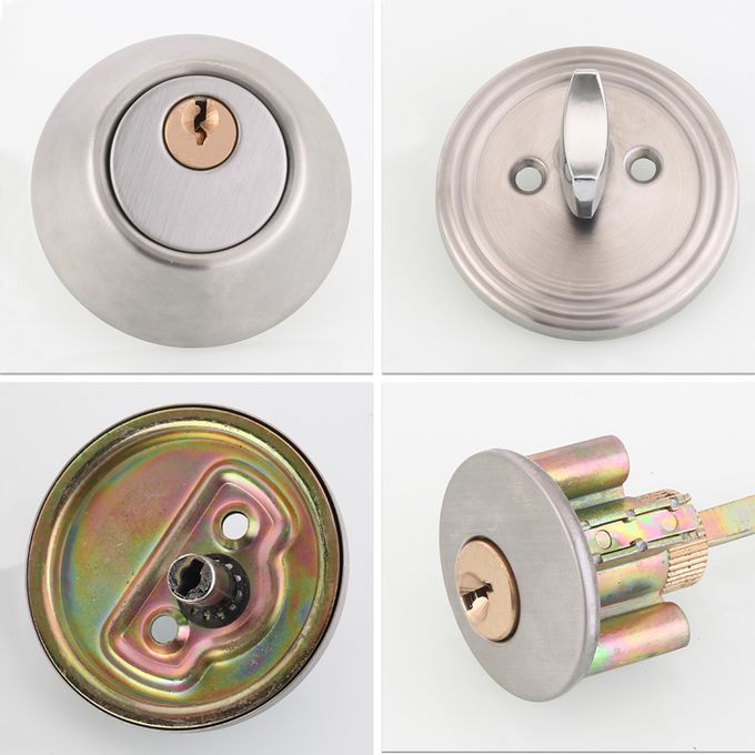 Door Knob Lockset With 3 Keys Privacy Handle Bedroom