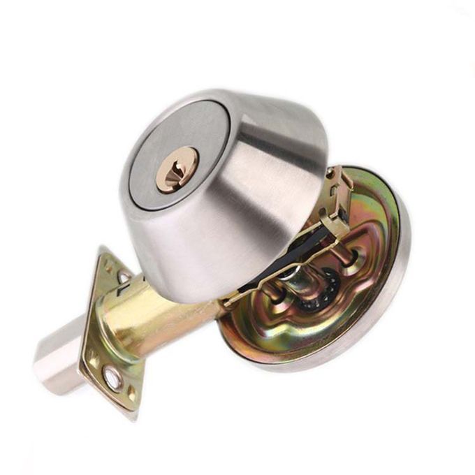 Door Knob Lockset With 3 Keys Privacy Handle Bedroom