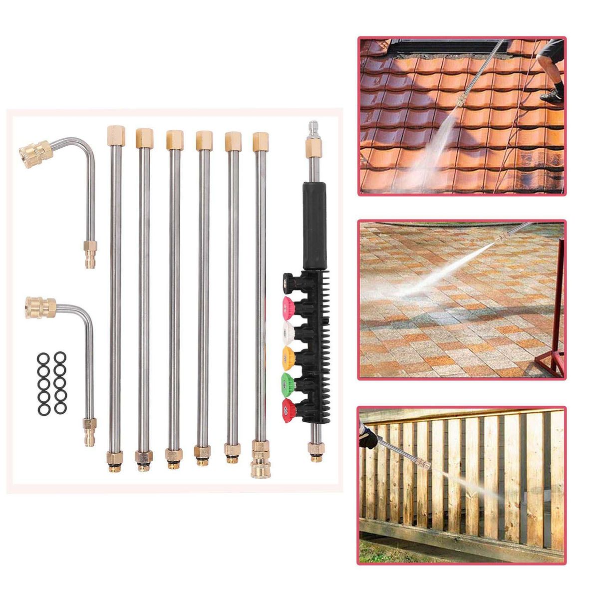 Pressure Washer Extension Wands - 120 Inch Power Tools, Tele