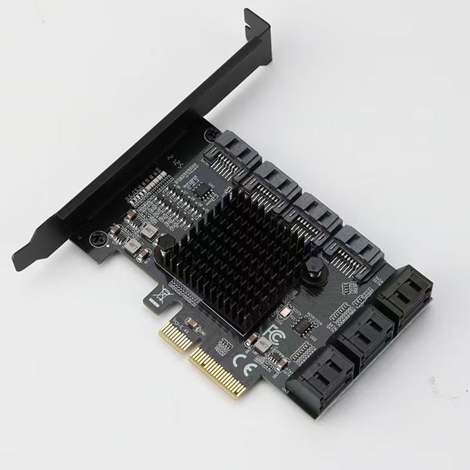 10Ports -E To SATA3.0 Expansion Card Adapter HDD 8X For Linux