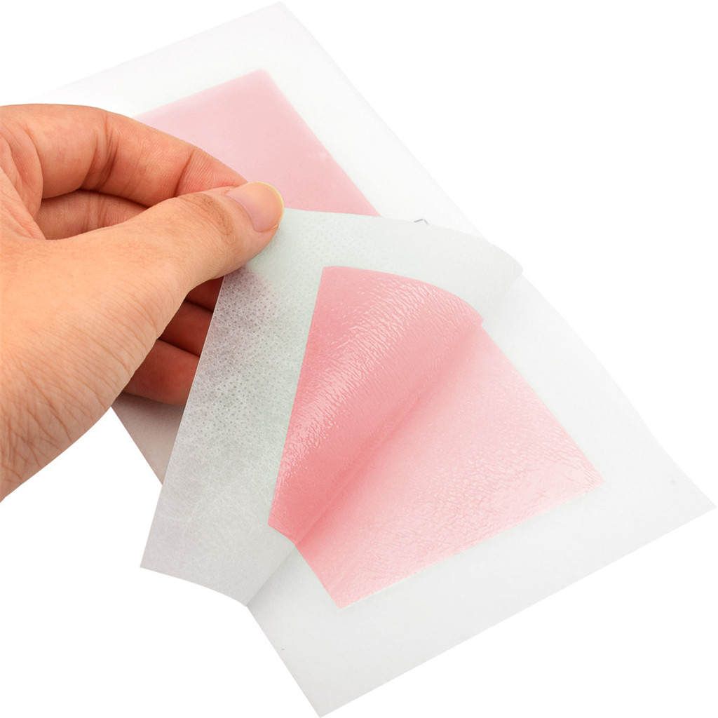 10pcs Depilatory Waxing  Strips Papers For  Legs Body Hair Pink