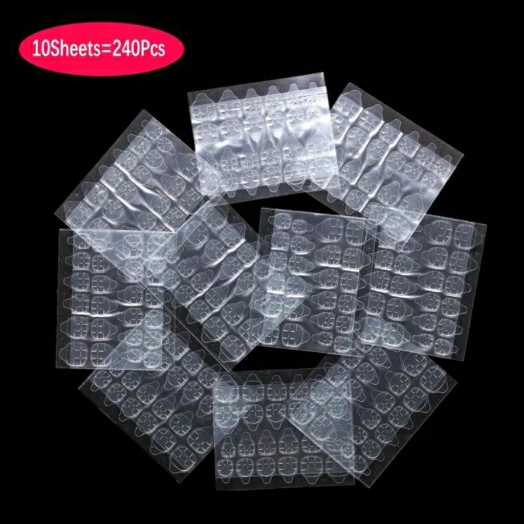 5/10/20 Sheets 24 Pcs Per Sheet Adhesive Jelly Sticker Tab Glue