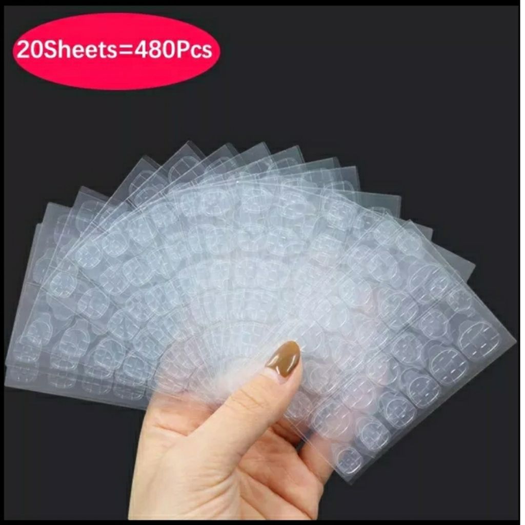 5/10/20 Sheets 24 Pcs Per Sheet Adhesive Jelly Sticker Tab Glue