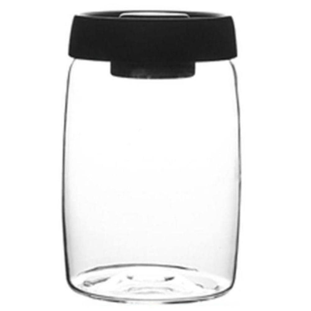 Coffee Bean Storage Container Glass Vacuum Jar
