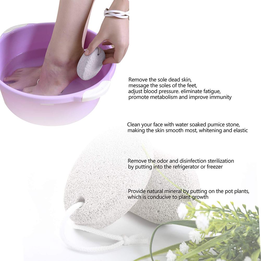 Oval Pumice Stone Foot Grinder Death Hard Skin Callus-