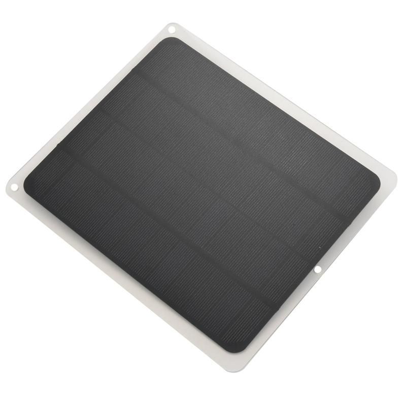 10W Solar Panel Powered Fan Mini Ventilator for Dog Chicken House Greenhouse RV Roof