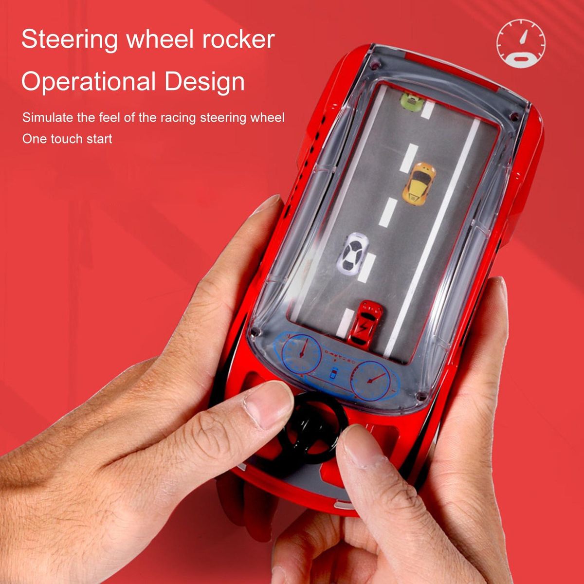 Cartoon Game Console Mini Cartoon Baby Game Console Red