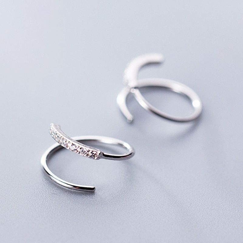 2019 New Minimalism High Quality 925 Silver Jewelry Smooth