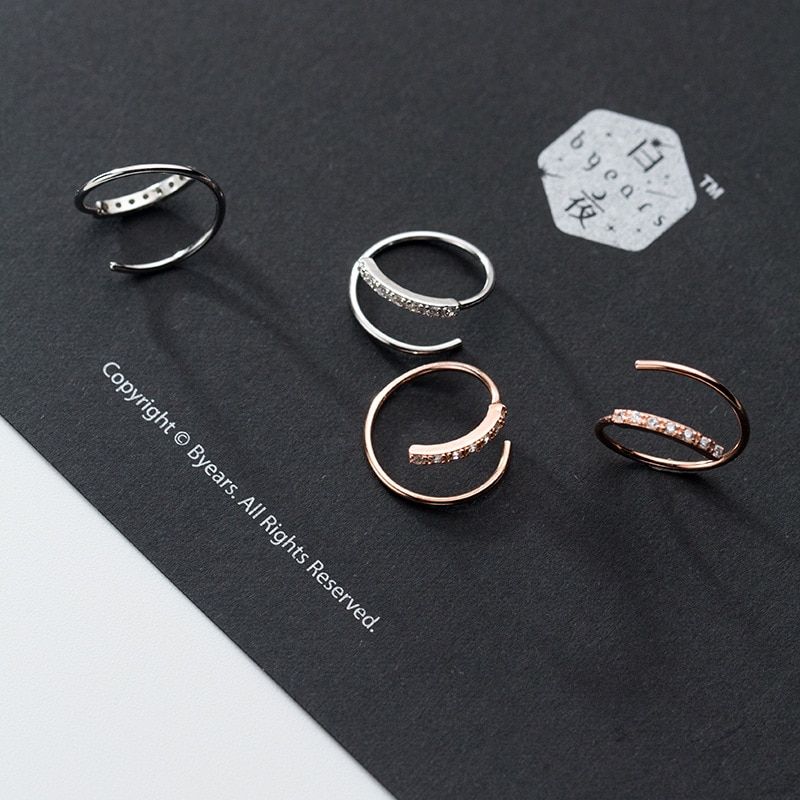 2019 New Minimalism High Quality 925 Silver Jewelry Smooth