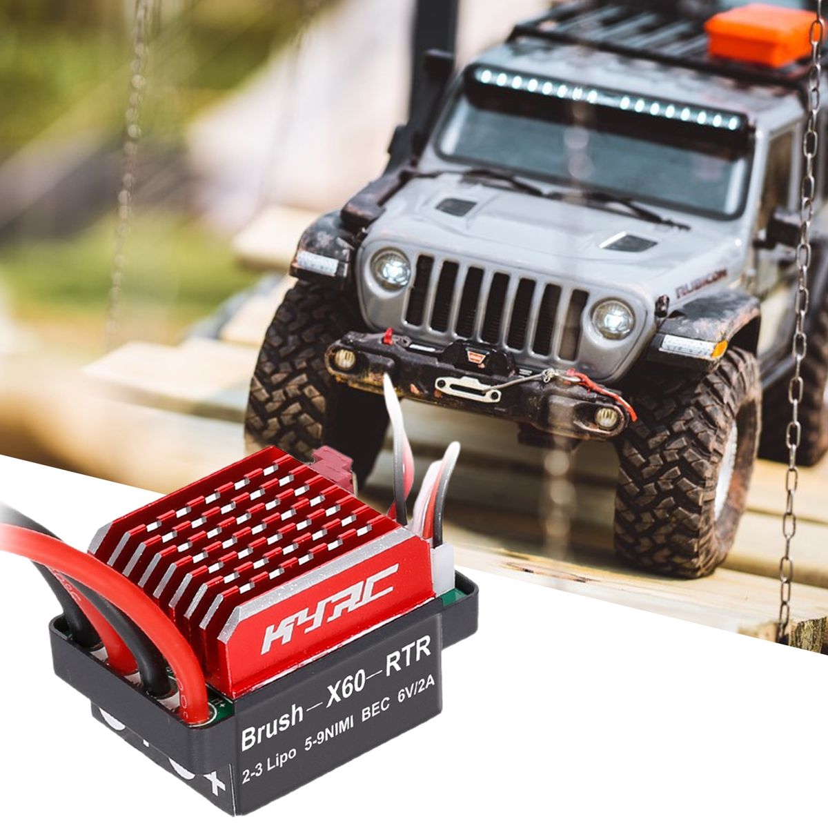 Electric Speed Controller HSP HPI Electric Speed Controller Black