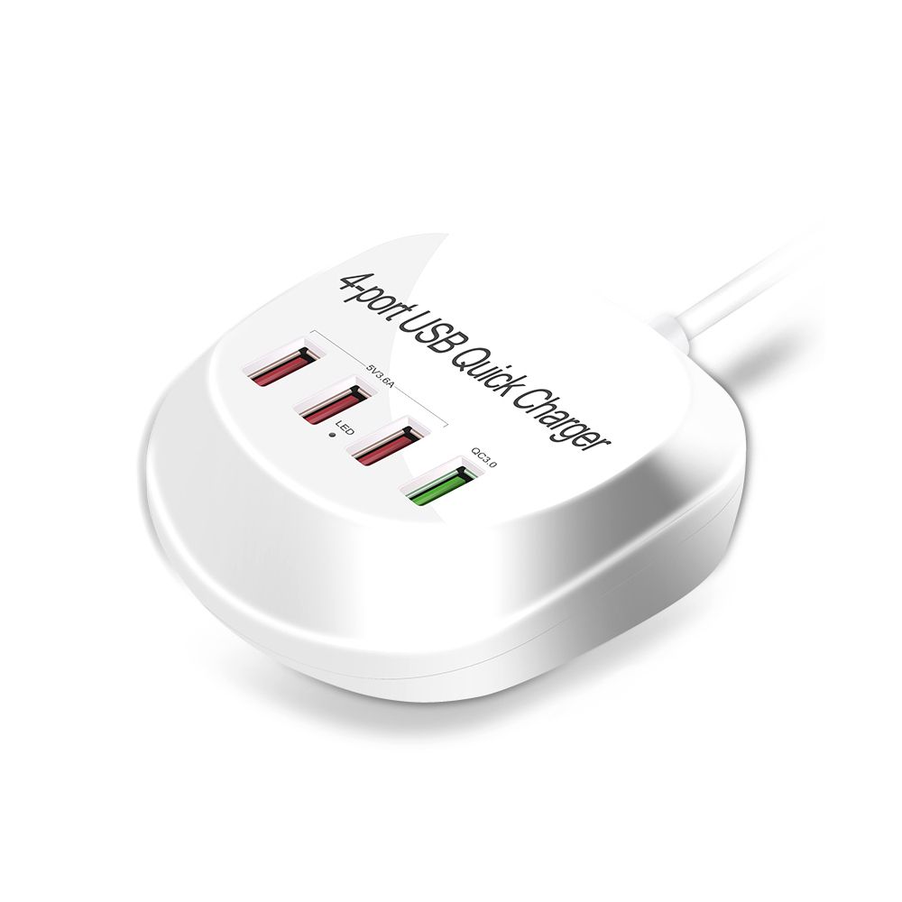 WLX-T3+ 4 Port USB Charger QC3.0 Quick Charge Portable