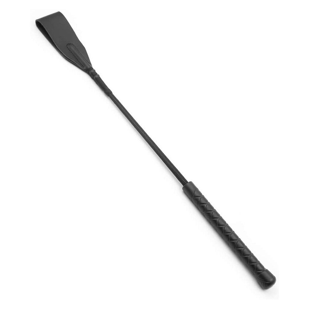 Short Riding Whip With Plasti  Handle Spanking Paddle S Attered Whip-bla K