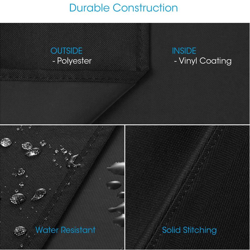 BBQ Grill Barbeque Cover Anti-Dust Waterproof Weber Heavy Duty Charbroil BBQ Cover Outdoor Rain Protective Barbecue Cover 7 Size