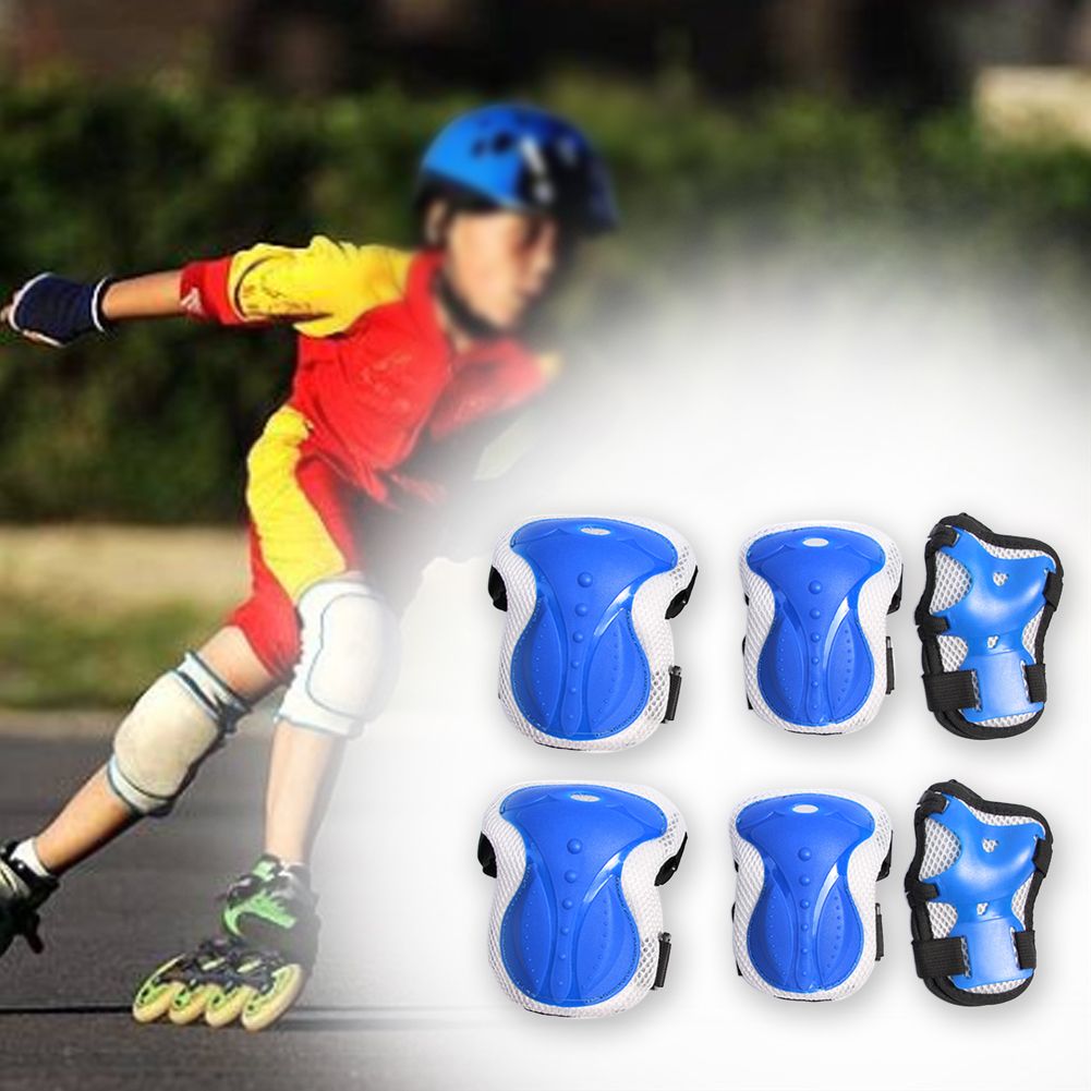 6 Pcs Wrist Guards Knee Pads Rollerblading Body Accessories