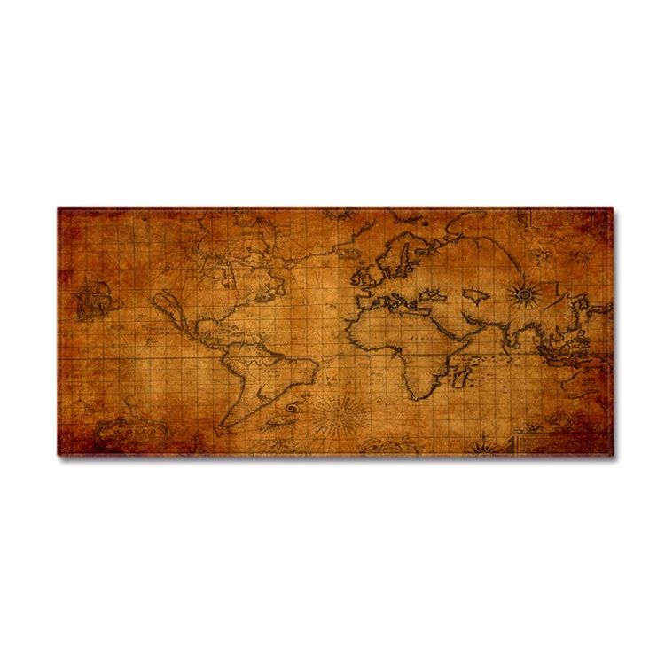 World Map Carpets Rug Bedroom Kids Baby Play Crawling Mat Memory Foam Area Rugs Carpet 40x60cm