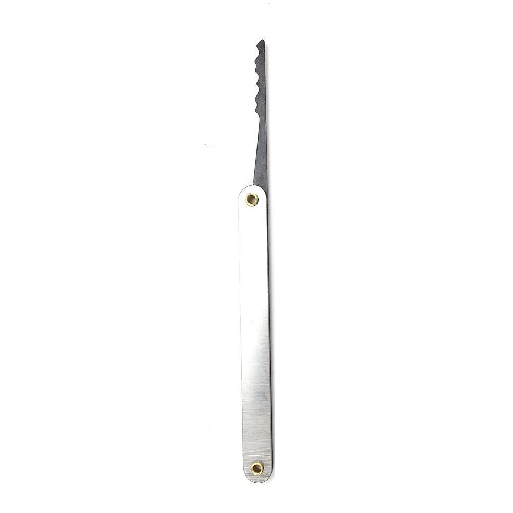 15Pcs Locksmith Padlock Stainless Steel Lock Picks Set Transparent Skill Training