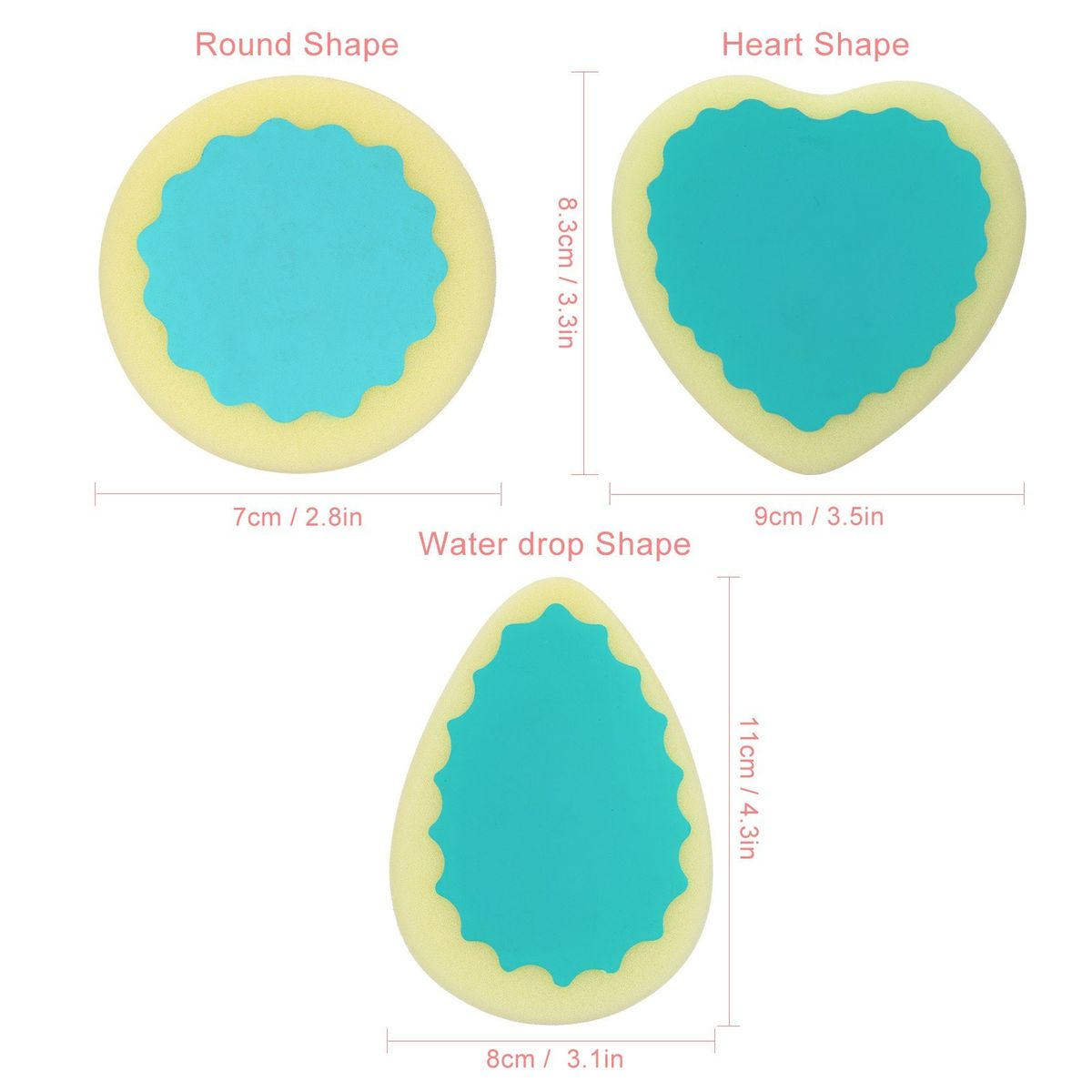 6pcs/set Painless Hair Removal Sponge Depilation Sponge Pad