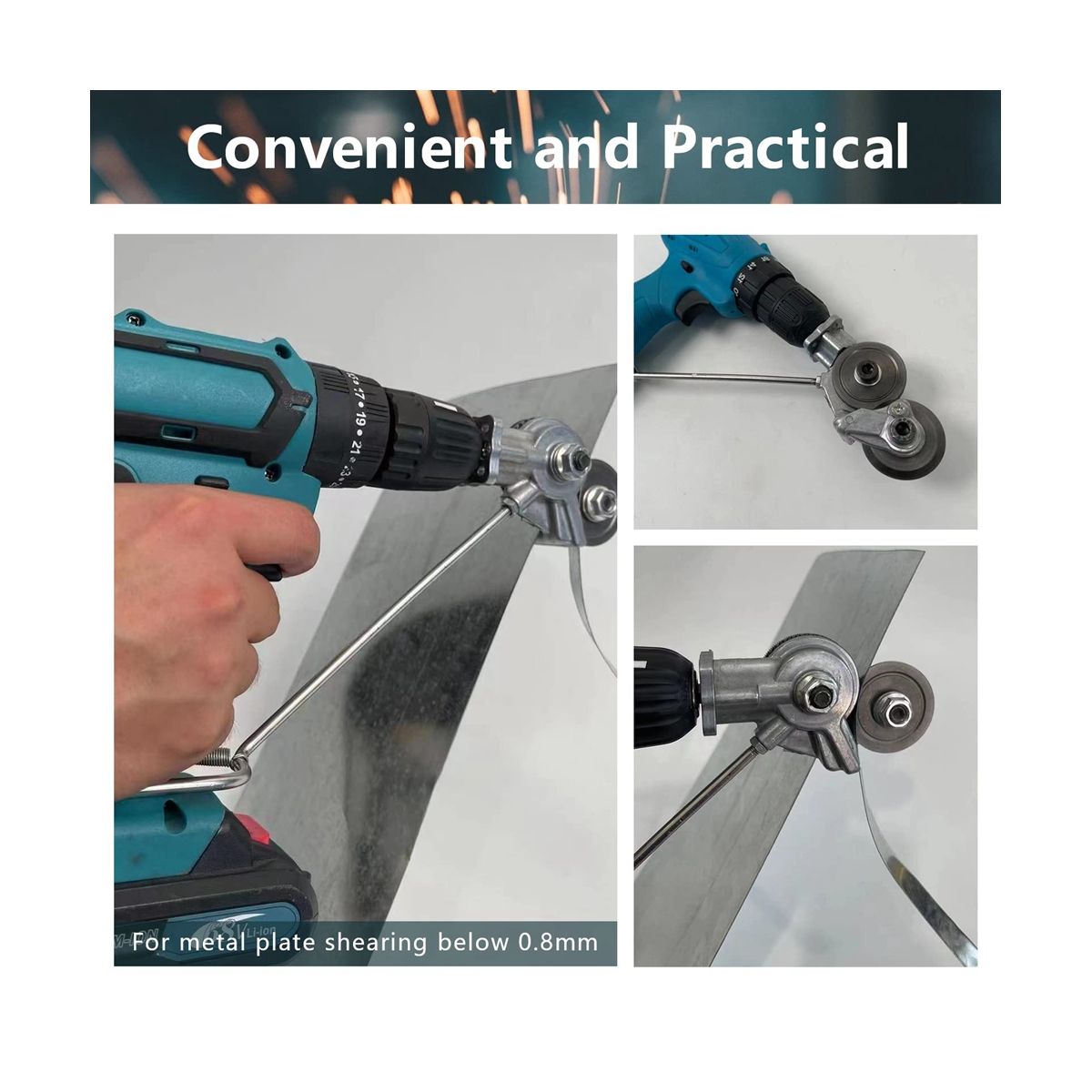 Electric Drill Shears Plate ,Metal Nibbler Drill