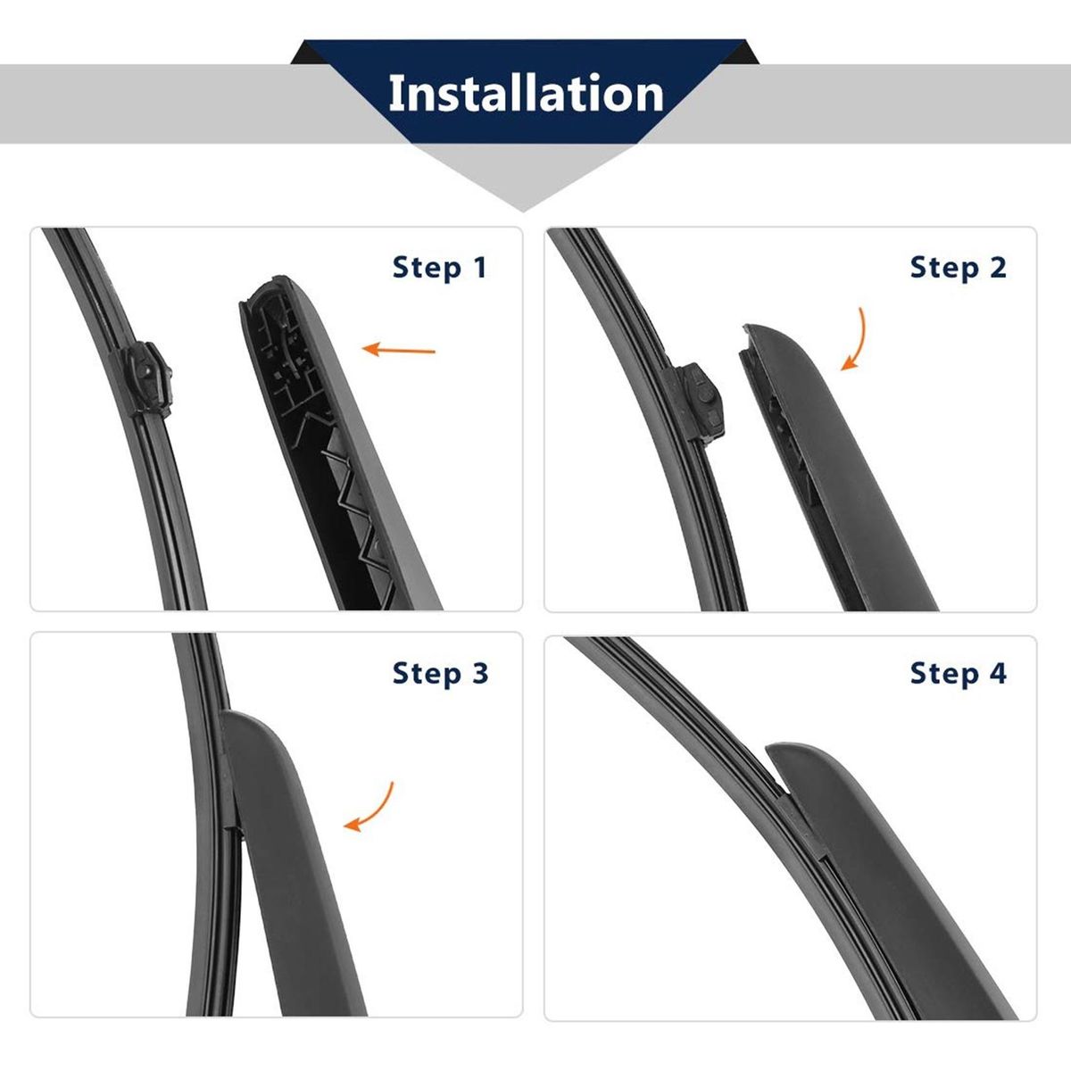 Rear Windshield Wiper  Arm Set 360mm 14 Inch for