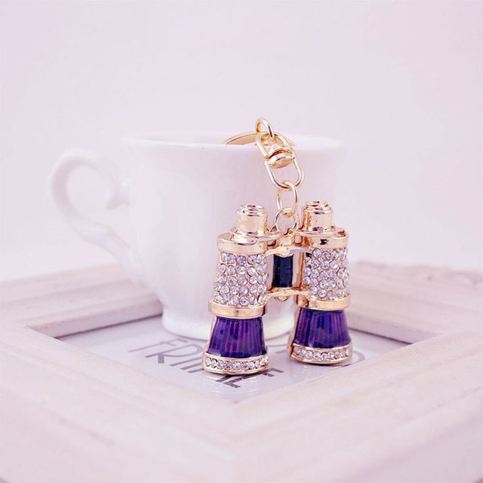 Diamond Rhine  Tele   Ar Key Hain   Handbags Pendant Jewelry-purple