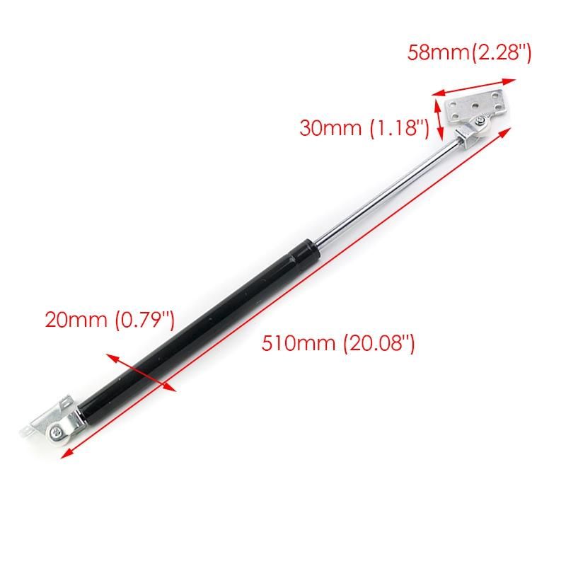 Under Pressure 50Kg Bed Hydraulic Hinge Force Lift Support Furniture Gas Spring Cabinet Door Kitchen Cupboard Hinges Furniture Hardware