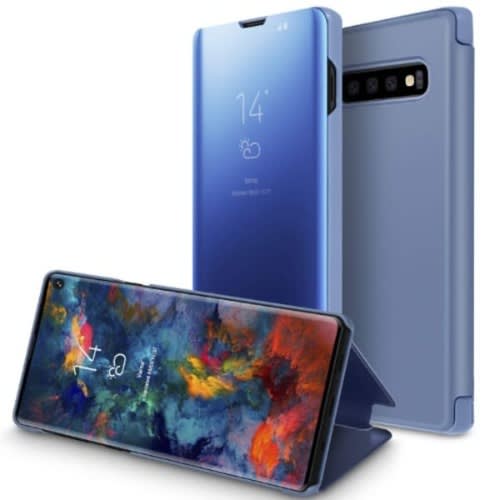 Samsung Galaxy S10 Plus Clear View Cover Case - Blue
