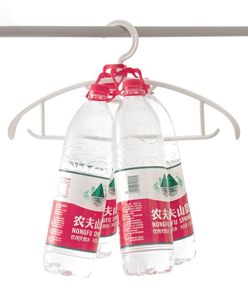 White Plastic Traceless Clothes Hangers: Bedroom Slacks Hang