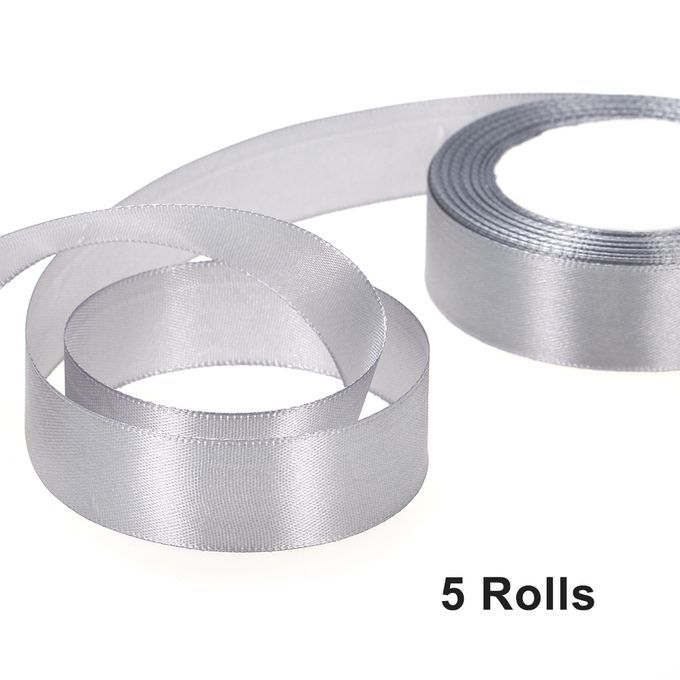 25 Yards/Roll 25mm Width Silk Satin Ribbon DIY Wedding Party
